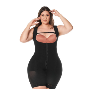 Mid-thigh girdle with sleeveless design